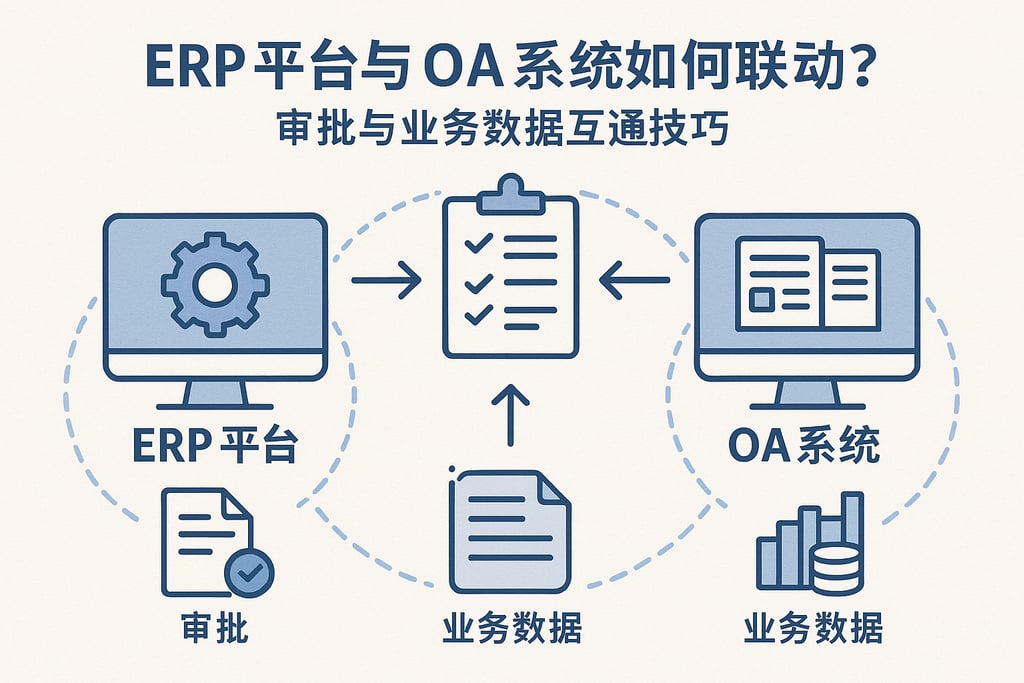 ERP 平台与 OA 系统如何联动？审批与业务数据互通技巧